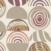 Papier Peint intissé Cercle Tribal taupe - HAPPY - LUTÈCE - FD26445