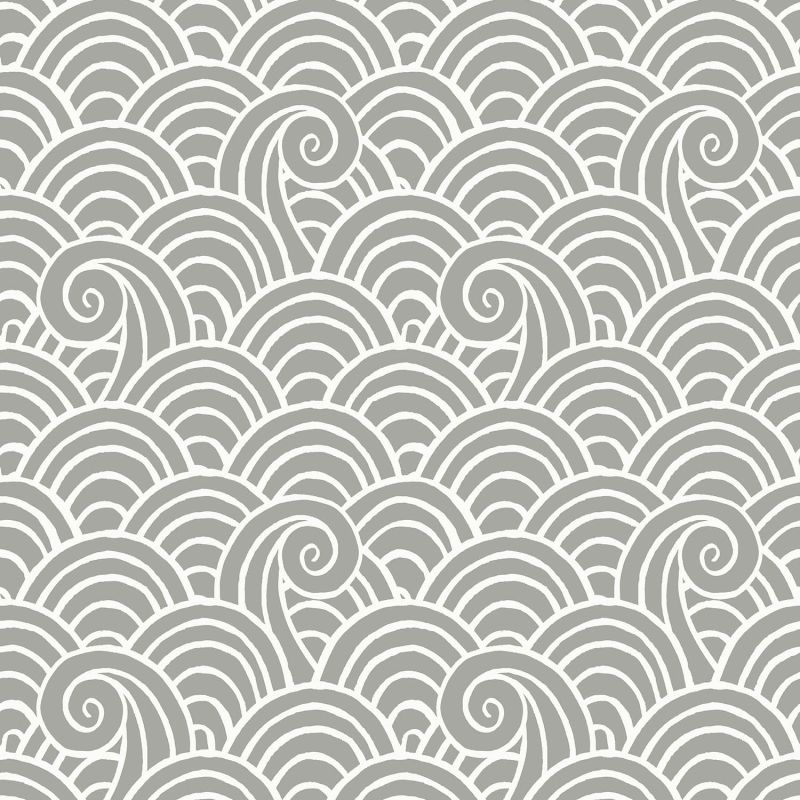 Papier Peint intissé Vagues gris - HAPPY - LUTÈCE - FD26308