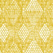 Papier Peint intissé Losange Tampon jaune moutarde- HAPPY - LUTÈCE - FD26321