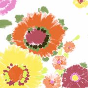 Papier Peint intissé Dahlia orange et jaune- HAPPY - LUTÈCE - FD26323