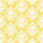 Papier Peint intissé Médaillon Tie and Dye jaune - HAPPY - LUTÈCE - FD26328