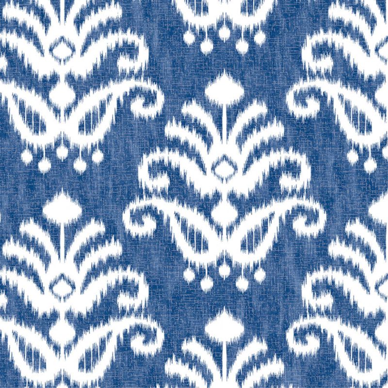 Papier Peint intissé Médaillon Tie and Dye bleu - HAPPY - LUTÈCE - FD26329