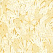 Papier Peint intissé Feuilles Tropicales jaune - HAPPY - LUTÈCE - FD26343