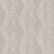 Papier peint intissé Broderie Africaine taupe - African Queen - Rasch - 751932