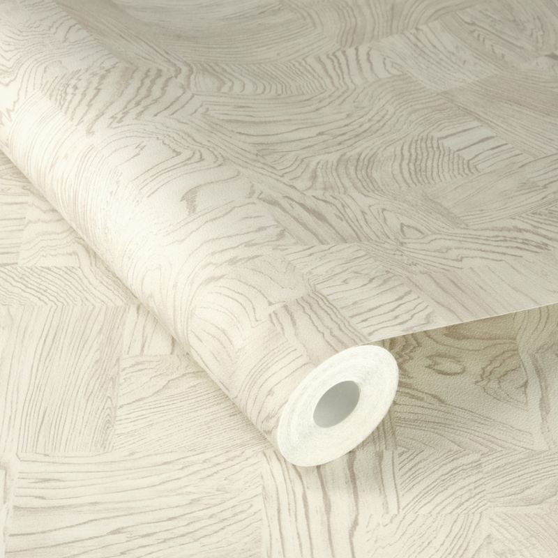 Papier peint intissé Mosaïque Bois blanc - African Queen - Rasch - 751628