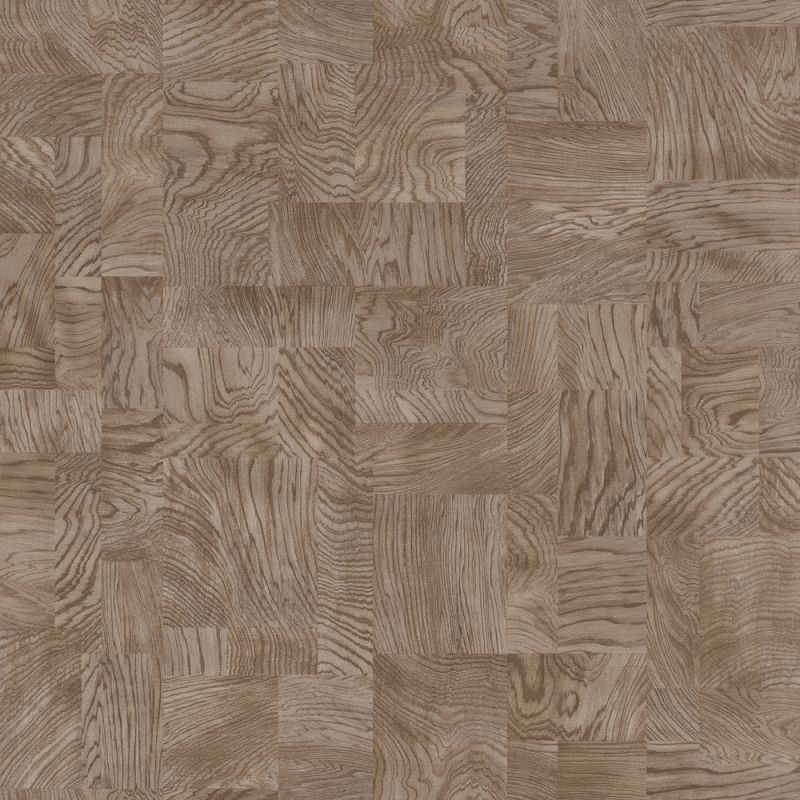 Papier peint intissé Mosaïque Bois marron - African Queen - Rasch - 751659