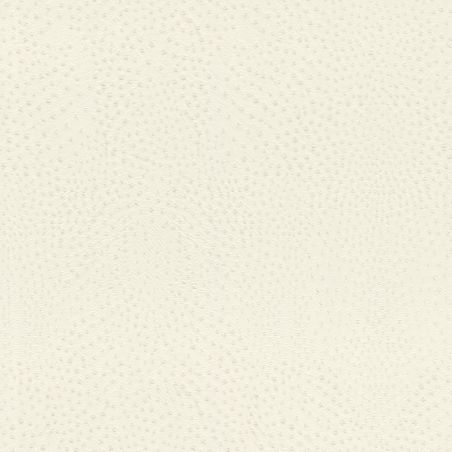 Papier peint intissé Peau d'Autruche blanc - African Queen - Rasch - 751536