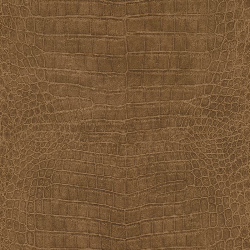 Papier peint intissé Peau de Crocodile marron - African Queen - Rasch - 751314