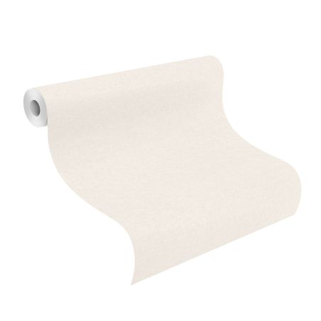 Papier peint intissé Uni crême - Bambino XIX - Rasch - 252804