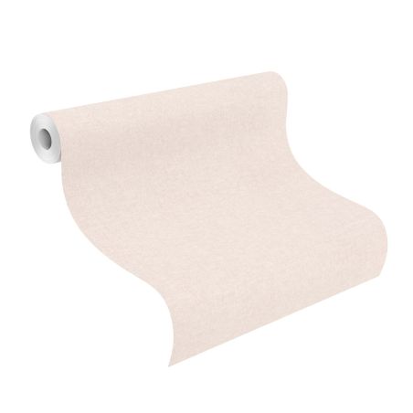 Papier peint intissé Uni gris rose - Bambino XIX - Rasch - 252811