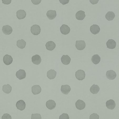 Papier peint intissé Pois Aquarelle bleu gris - Bambino XIX - Rasch - 252057