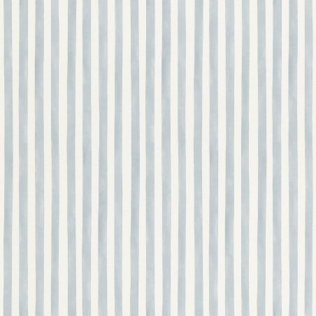 Papier peint intissé Rayure Aquarelle bleu clair - Bambino XIX - Rasch - 252743