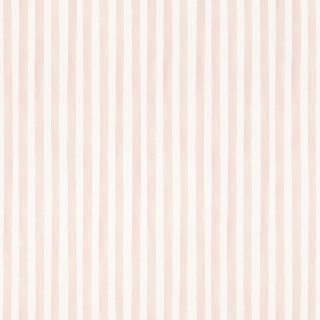Papier peint intissé Rayure Aquarelle rose clair - Bambino XIX - Rasch - 252750