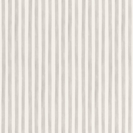 Papier peint intissé Rayure Aquarelle gris - Bambino XIX - Rasch - 252767