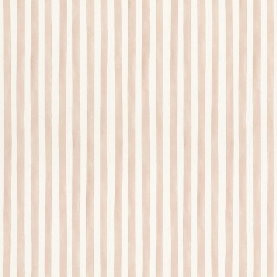 Papier peint intissé Rayure Aquarelle beige - Bambino XIX - Rasch - 252774