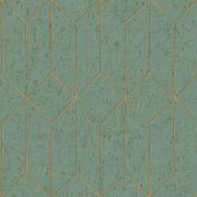 Papier peint intissé Hayden Géométrique vert sauge doré - Harry - Lutèce - DL26704