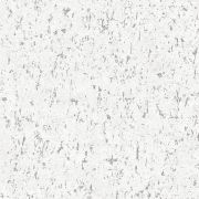 Papier peint intissé Callie effet liège blanc et argent - Harry - Lutèce - DL26705