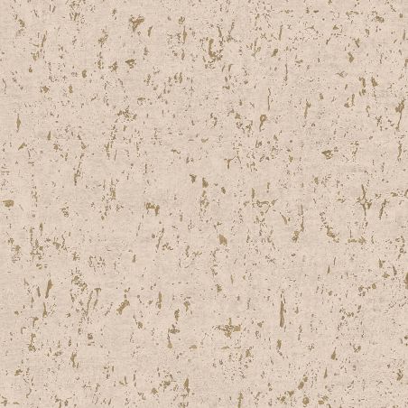 Papier peint intissé Callie effet liège beige et or - Harry - Lutèce - DL26707