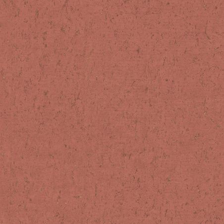 Papier peint intissé Callie effet liège terracotta et or - Harry - Lutèce - DL26708