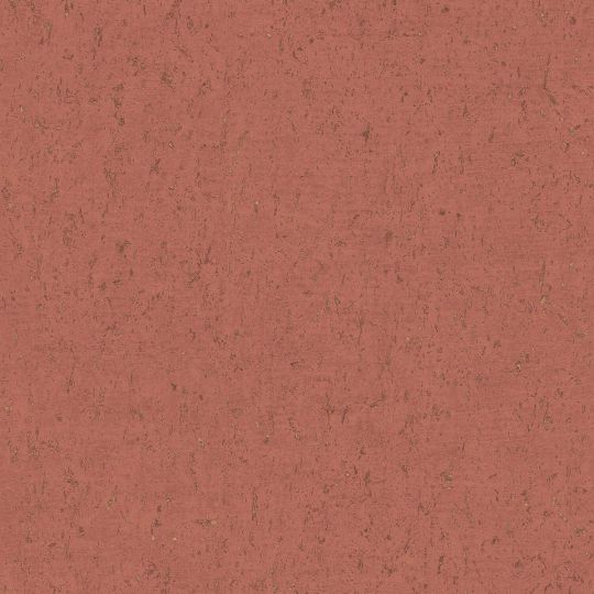 Papier peint intissé Callie effet liège terracotta et or - Harry - Lutèce - DL26708