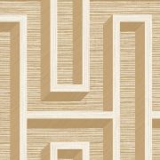 Papier peint intissé Henley Labyrinthe beige doré - Harry - Lutèce - DL26721