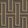 Papier peint intissé Henley Labyrinthe noir et or - Harry - Lutèce - DL26722 Papier peint intissé Henley Labyrinthe noir et or - Harry - Lutèce - DL26722