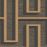 Papier peint intissé Henley Labyrinthe noir et or - Harry - Lutèce - DL26722 Papier peint intissé Henley Labyrinthe noir et or - Harry - Lutèce - DL26722