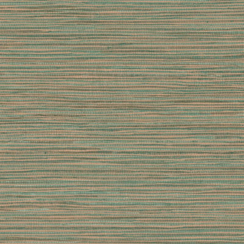 Papier peint intissé Alton effet paille vert et cuivre - Harry - Lutèce - DL26711