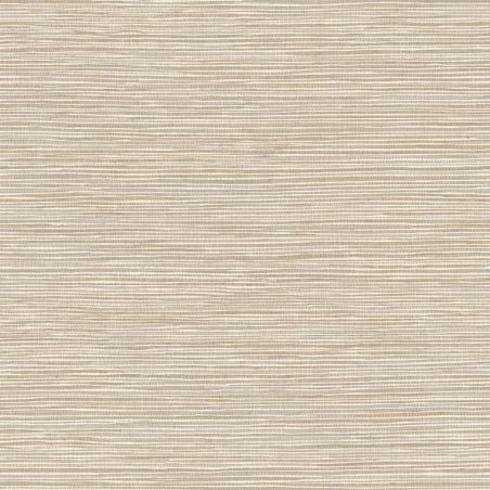 Papier peint intissé Alton effet paille beige et gris - Harry - Lutèce - DL26720