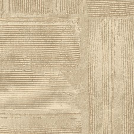 Papier peint intissé Jasper plâtre beige et doré - Harry - Lutèce - DL26735