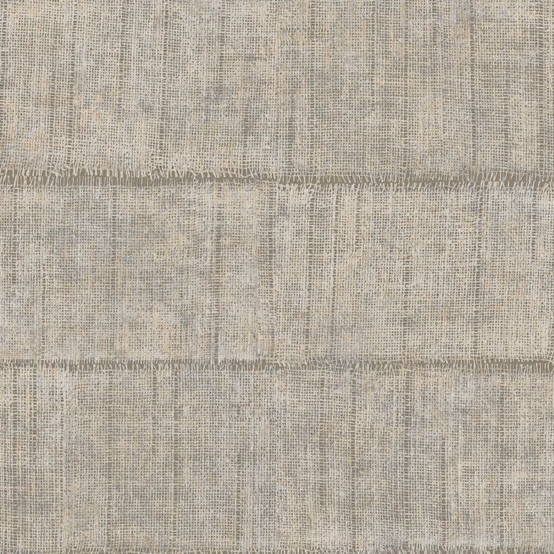 Papier peint intissé Blake toile de jute taupe - Harry - Lutèce - DL26740