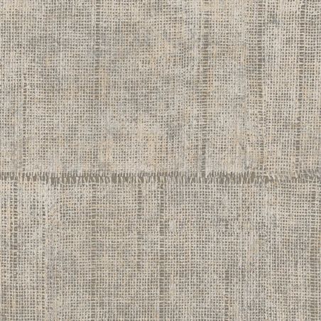 Papier peint intissé Blake toile de jute taupe - Harry - Lutèce - DL26740