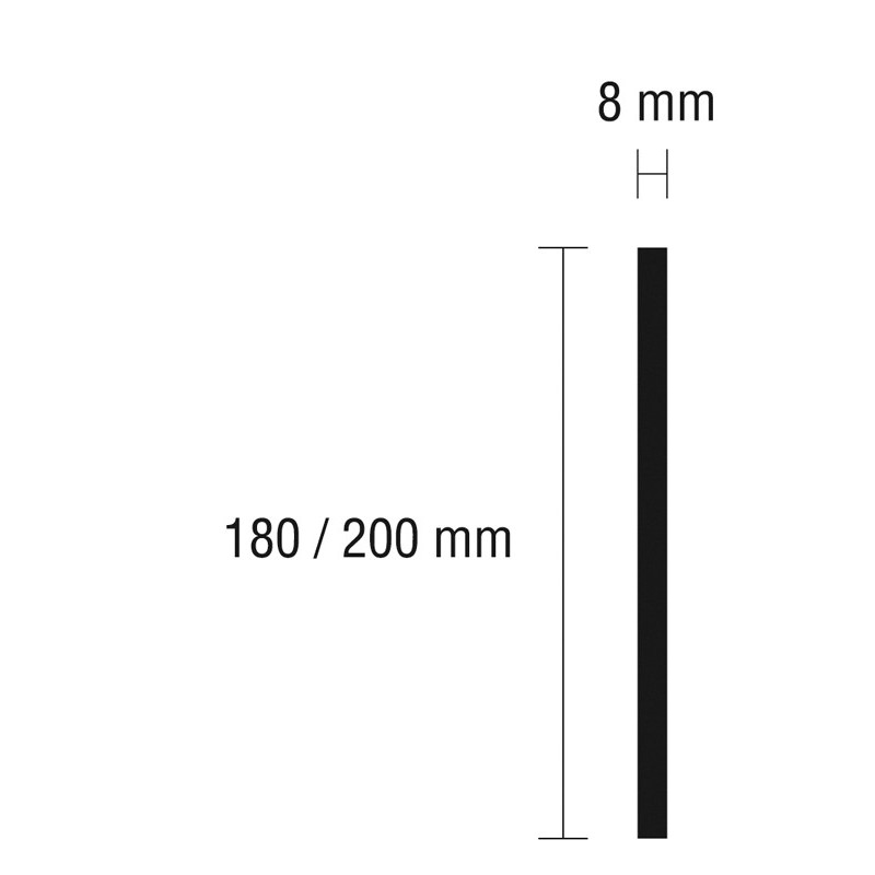 Contre marche Trenovo - 920x200x8mm - chêne Toscana