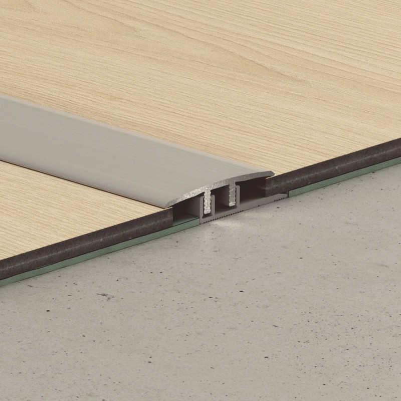 Profilé de dilatation en aluminium Livyn - pour sol vinyle PVC - NEVEXPSILV - QUICK STEP