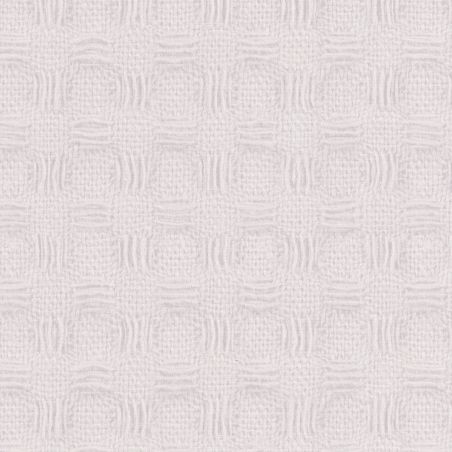 Papier peint intissé Boutis blanc calcaire - Abaca - Lutèce - 51232400