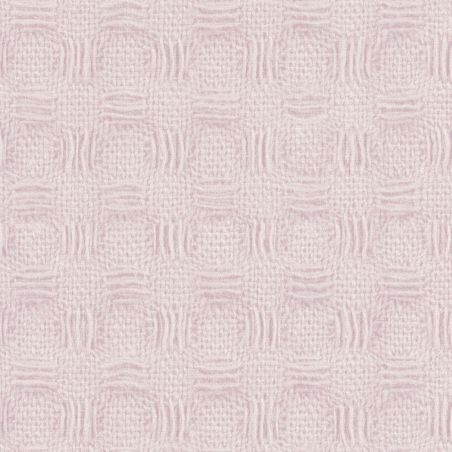 Papier peint intissé Boutis beige rosé - Abaca - Lutèce - 51232407