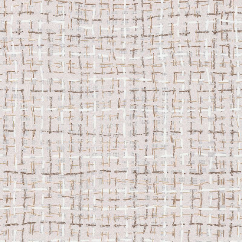 Papier peint intissé Rabane beige lin - Abaca - Lutèce - 51232707