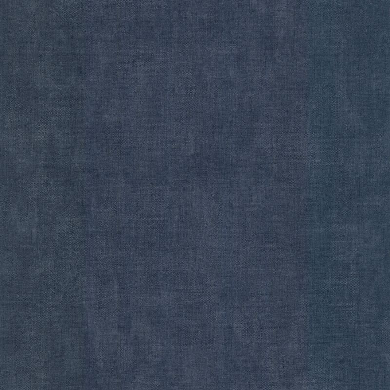 Papier peint intissé Uni toile patine bleu acier - Dolce Vita - Lutèce - 11230911