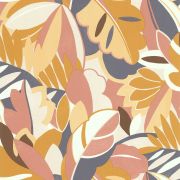 Papier peint intissé Palm Seventies XXL ocre - Dolce Vita - Lutèce - 11230102