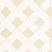 Papier peint intissé Square blanc et or - OUTLINES - Caselio - OTLS105090245