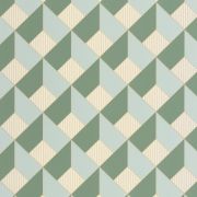 Papier peint intissé Square vert herbier or - OUTLINES - Caselio - OTLS105097934