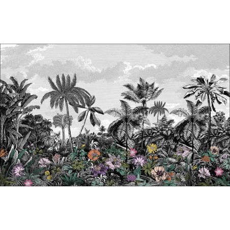 Panoramique intissé Paradise Island noir - 500X250cm - PIMP MY WALL - Caselio - PMW104619913