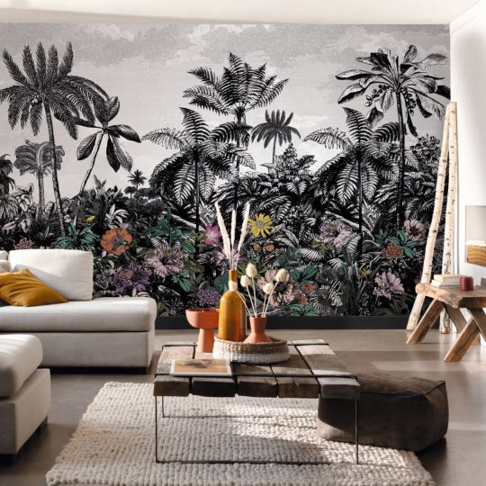 Panoramique intissé Paradise Island noir - 500X250cm - PIMP MY WALL - Caselio - PMW104619913