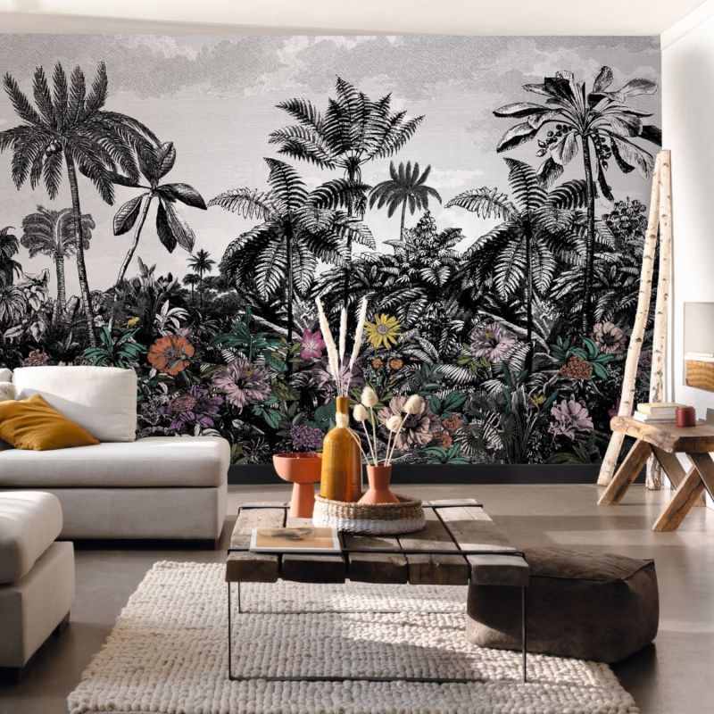 Panoramique intissé Paradise Island noir - 500X310cm - PIMP MY WALL - Caselio - PMW104619915