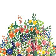 Panoramique intissé Blanket of Blooms multicouleurs - 250X310cm - PIMP MY WALL - Caselio - PMW104644502