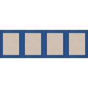 Soubassement intissé Jute et bleu électrique - 250X80cm - PIMP MY WALL - Caselio - PMW105226060