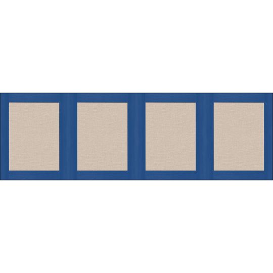 Soubassement intissé Jute et bleu électrique - 250X80cm - PIMP MY WALL - Caselio - PMW105226060