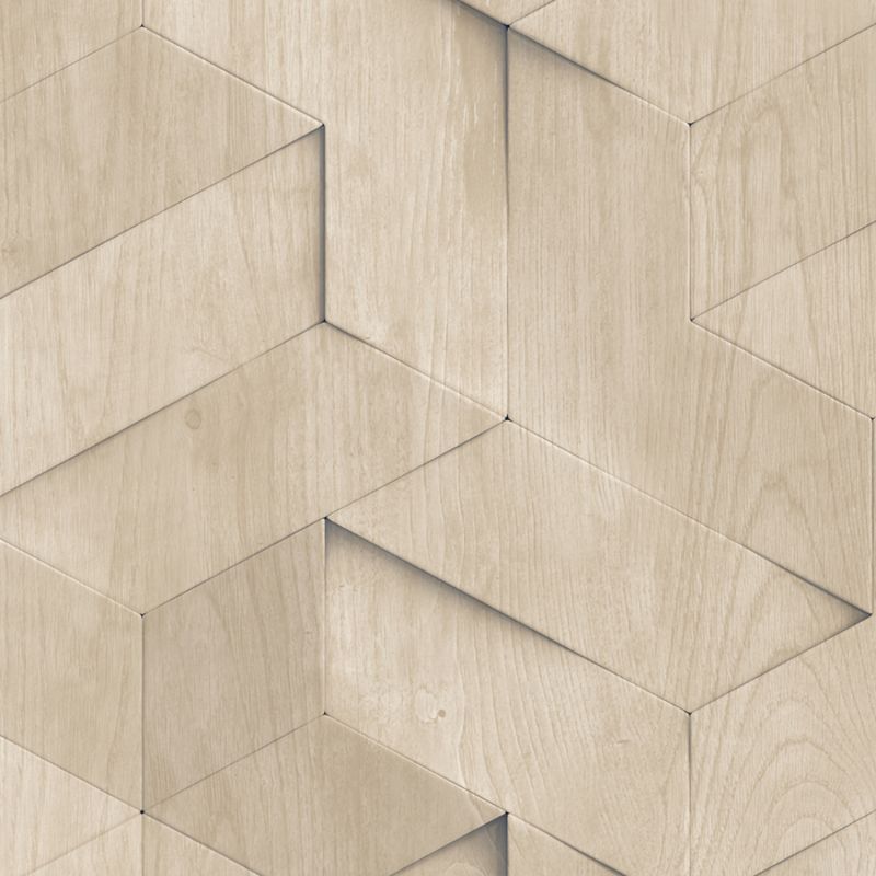 Papier peint vinyle sur intissé Shadow Wood naturel - Brut - Ugépa - M74407