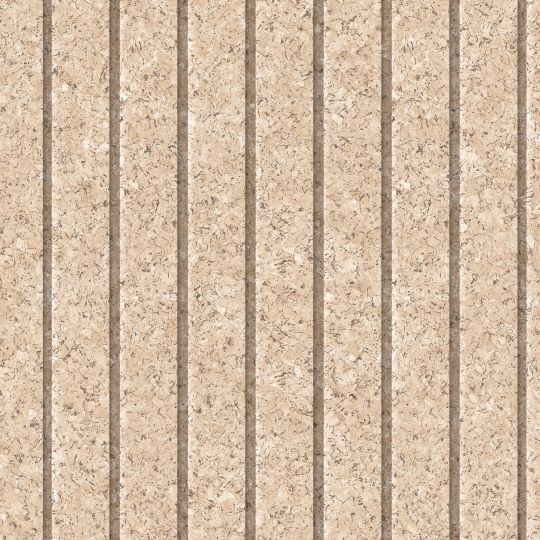 Papier peint expansé sur intissé Rayure Liège naturel - Brut - Ugépa - M75307