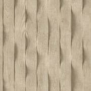 Papier peint vinyle sur intissé Lames Ondulées bois beige - Brut - Ugépa - M75617